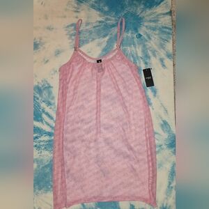 Sheer Bebe Light Pink Chemise